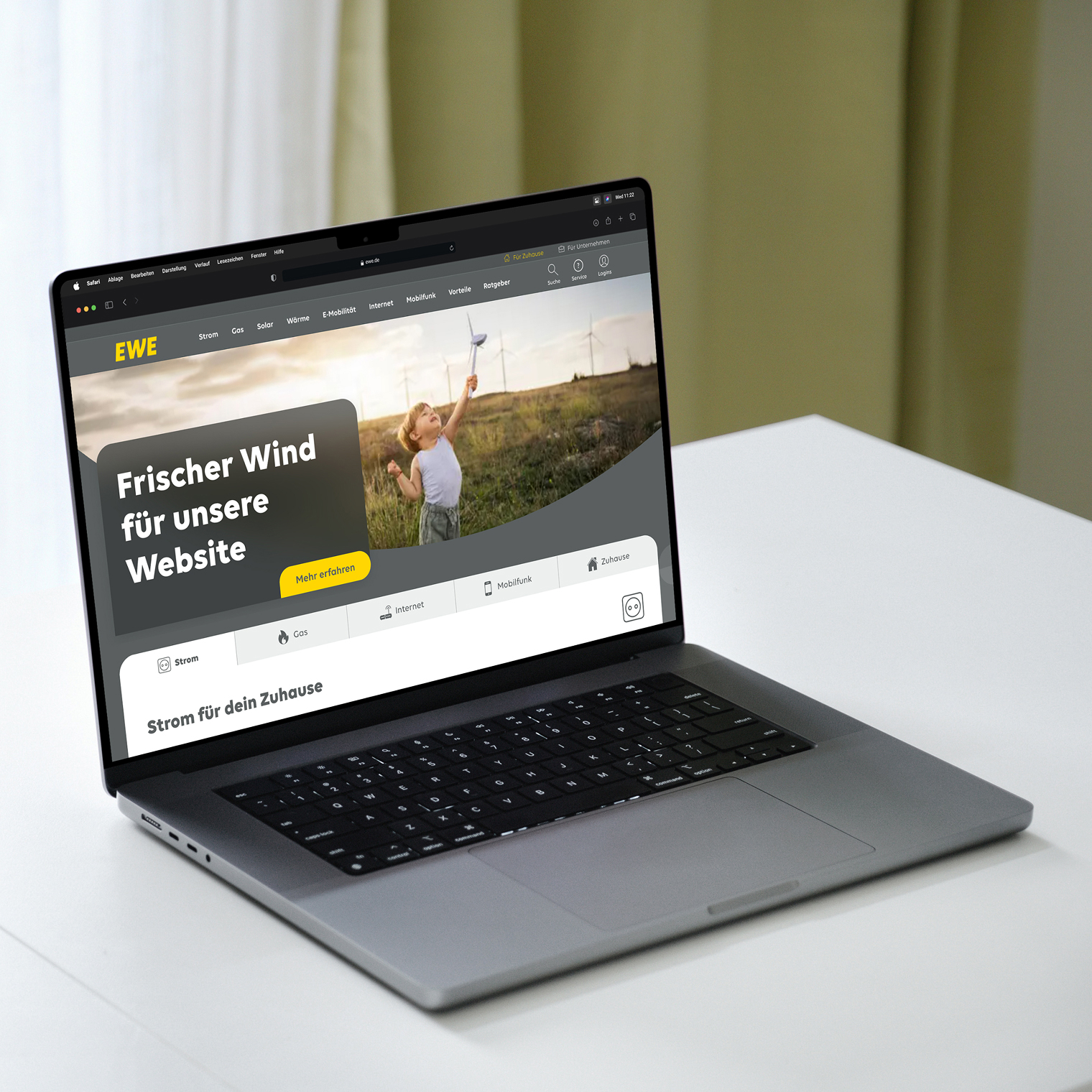 EWE Case Study: Website-Relaunch