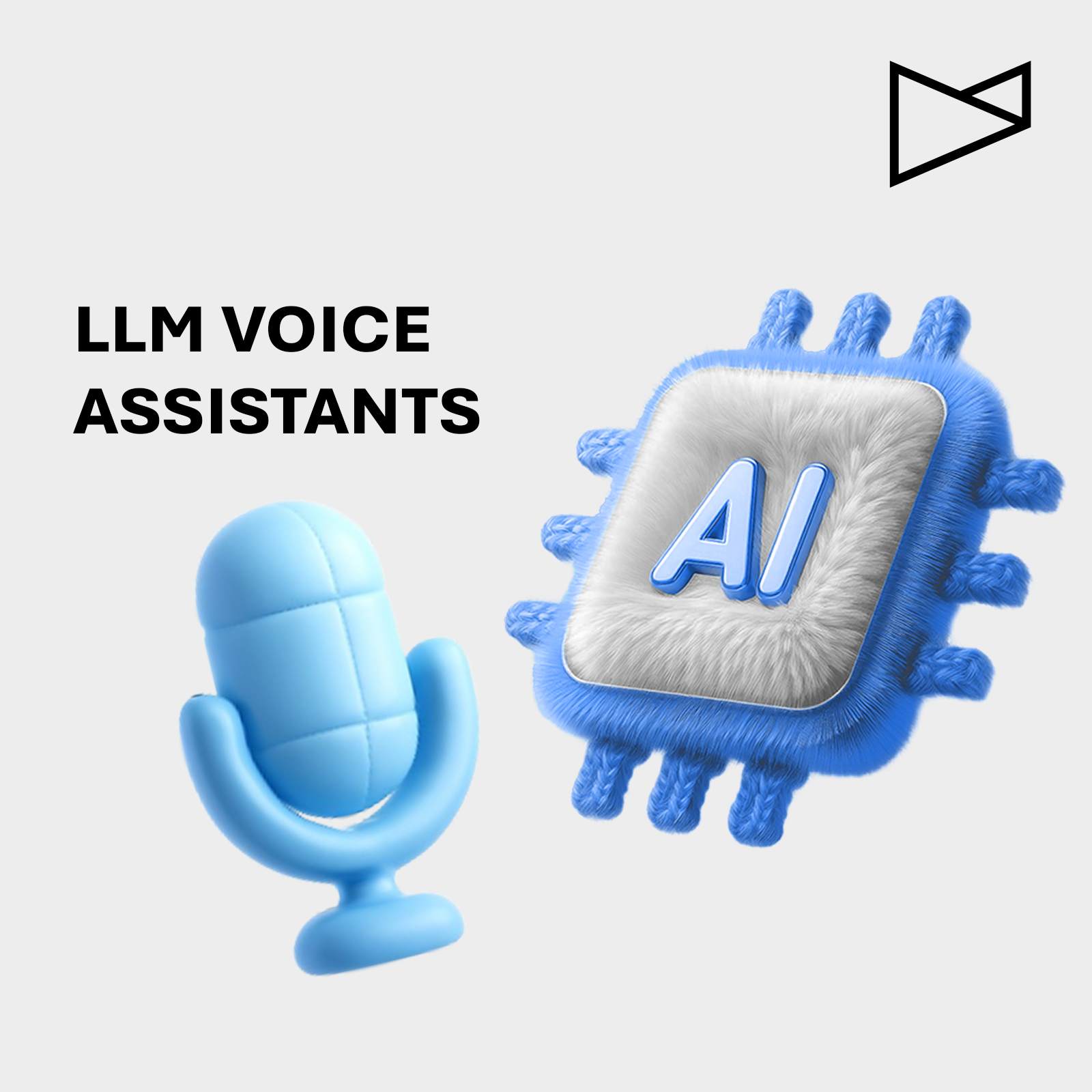 Grafik zu Sprachassistenten und Large Language Models (LLMs)